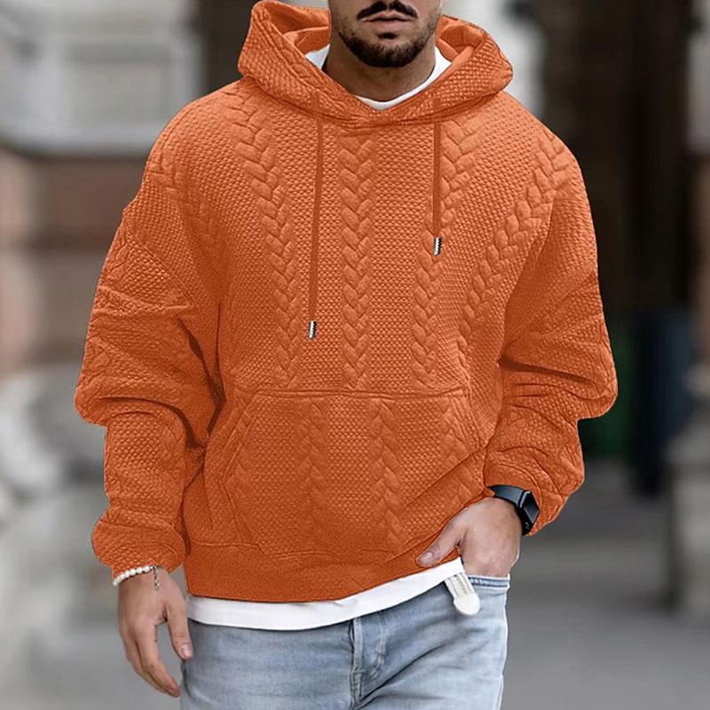 Levoire | Pull À Capuche Premium Orange