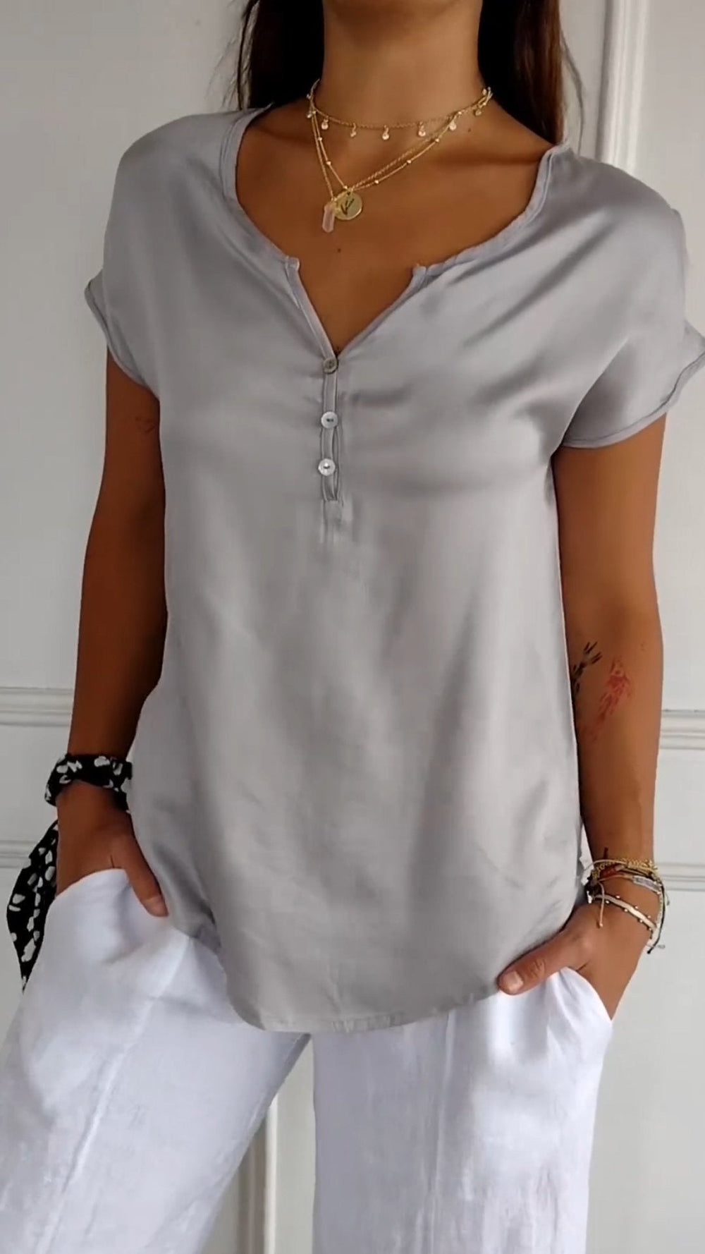 Levoire | Chic Décontracté Chemise Légère