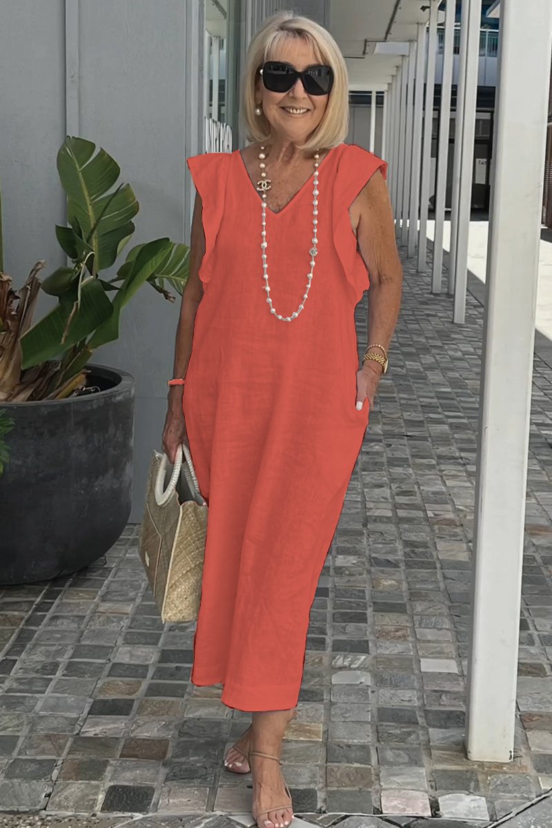Levoire | Robe Élégante Et Confortable Pour Femme Rouge