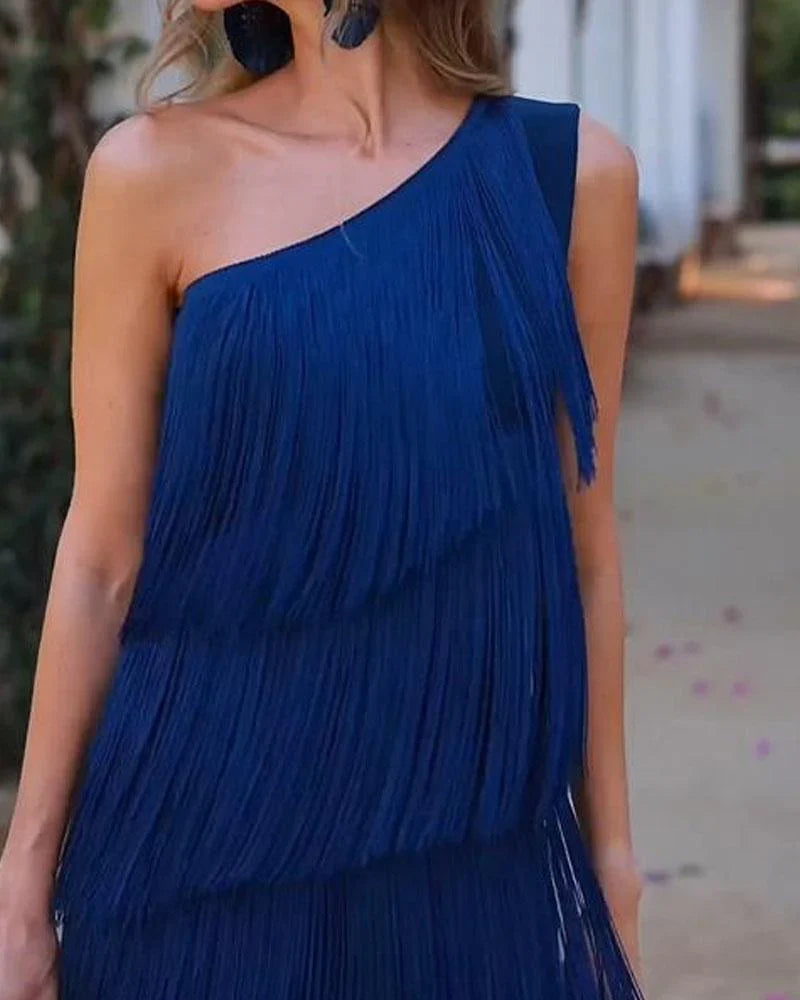 Levoire | Robe élégante avec franges