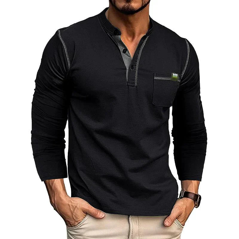 Levoire | Chemise De Loisir Pour Hommes Noir