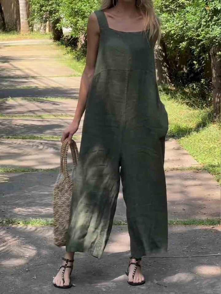 Levoire | Combinaison femme à jambes larges Vert