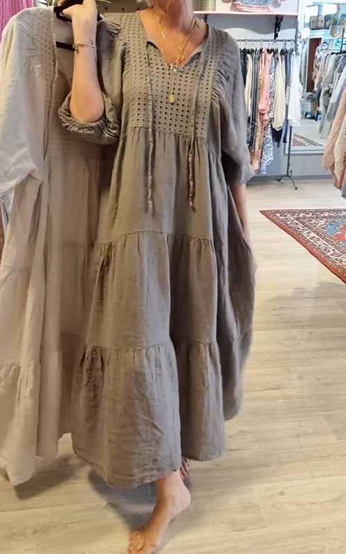 Levoire | Robe à décolleté en V Relaxante