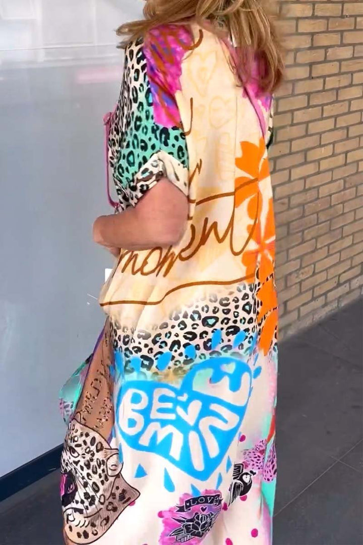 Levoire | Robe de loisirs avec motif léopard
