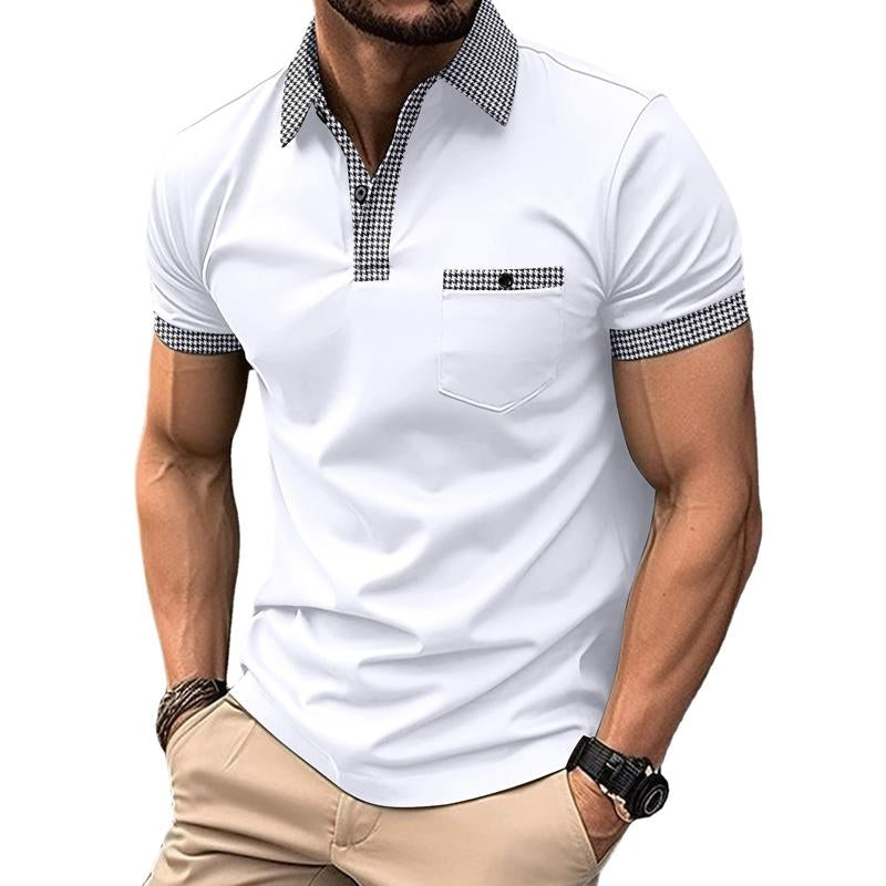 Levoire | Polo Shirt Moderne Et Confortable Avec Motif Blanc