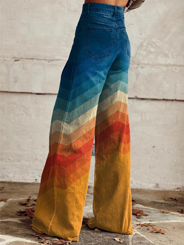 Levoire | Jeans Taille Haute À Jambe Large Pour Femmes