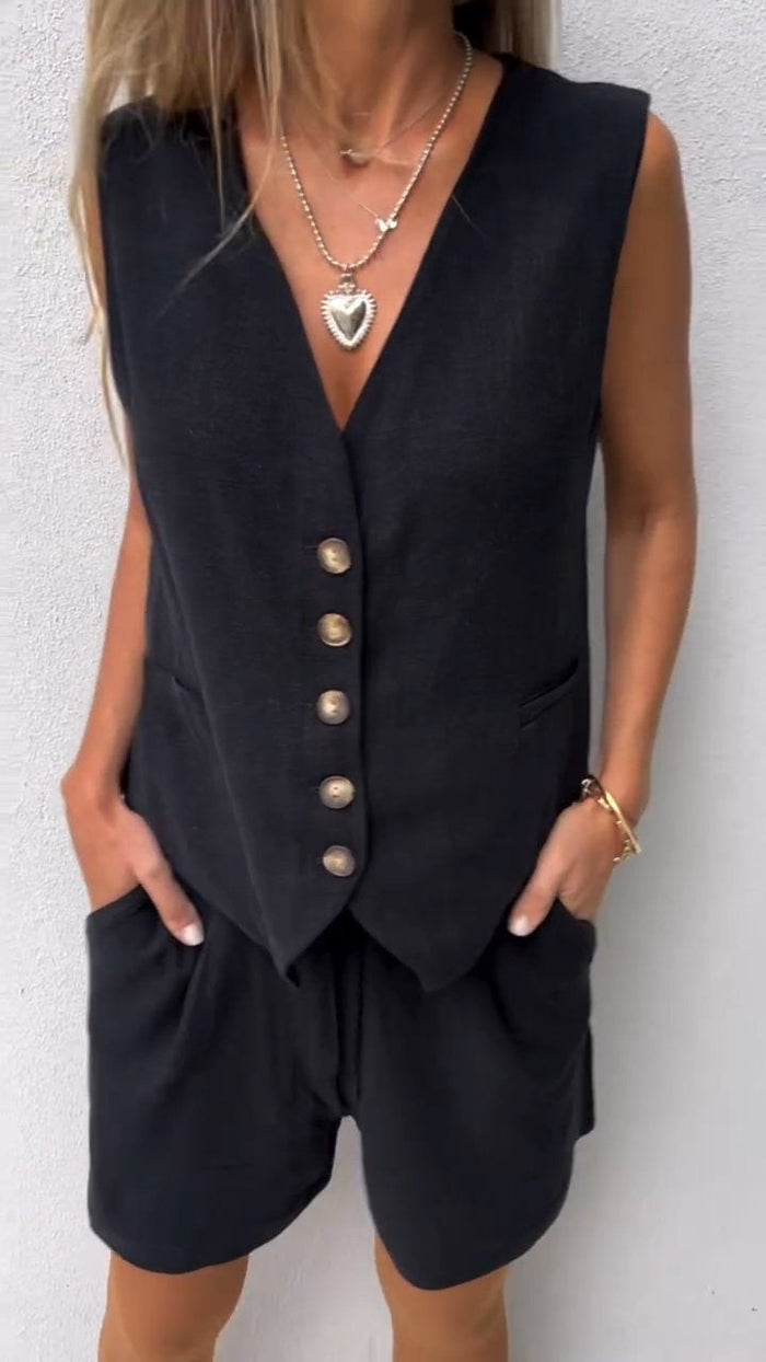 Levoire | Ensemble Avec Gilet Noir