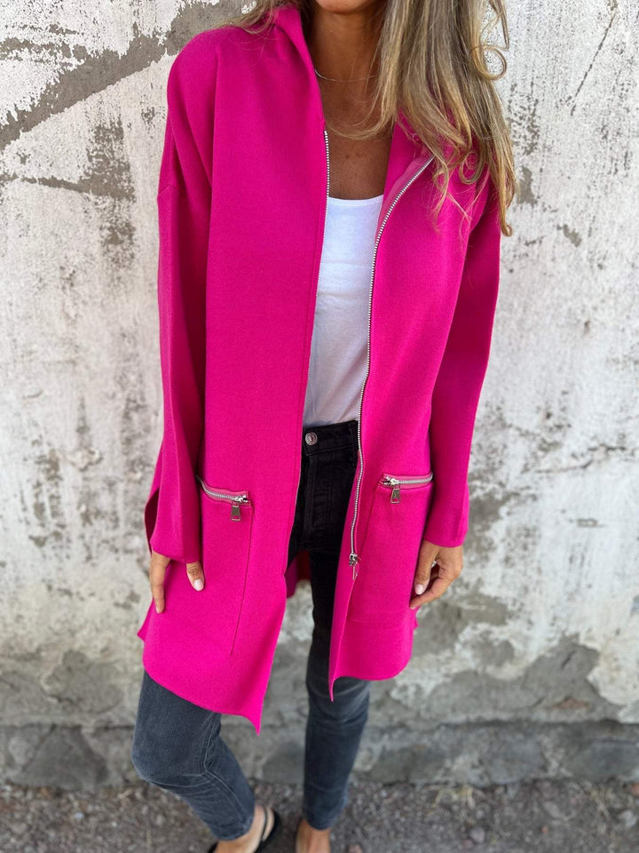 Levoire | Élégante Et Polyvalente Gilet Tricoté Rosa