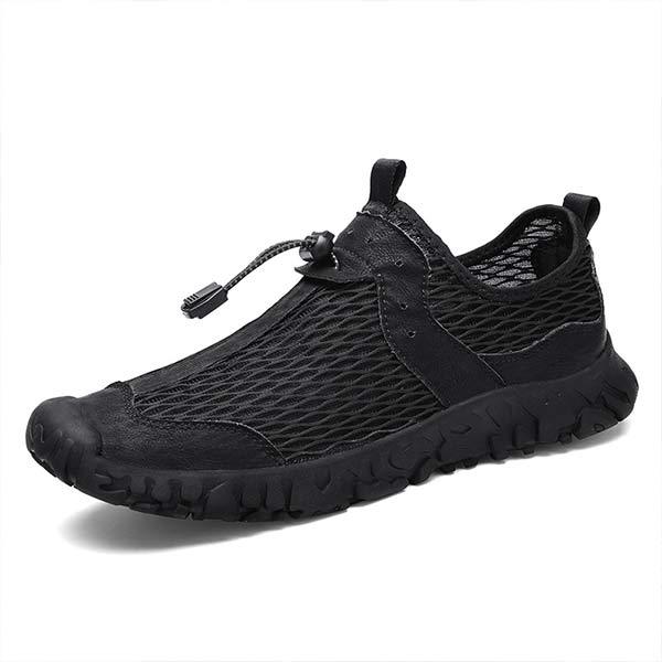 Levoire | Chaussures De Randonnée Ergonomiques Sans Lacets Pour Hommes Noir