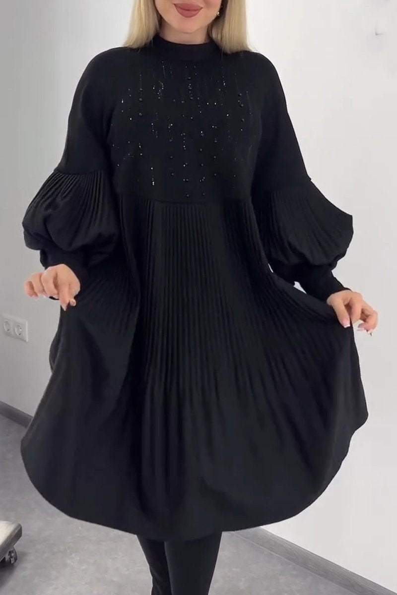 Levoire | Robe Plissée Couvrant Le Ventre