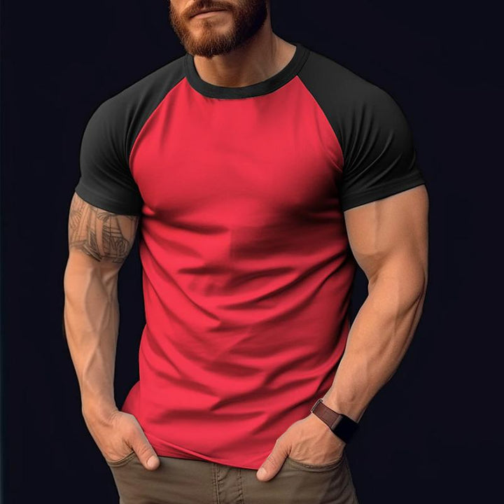 Levoire | T-Shirt De Printemps Décontracté En 2 Couleurs À Manches Courtes Rot
