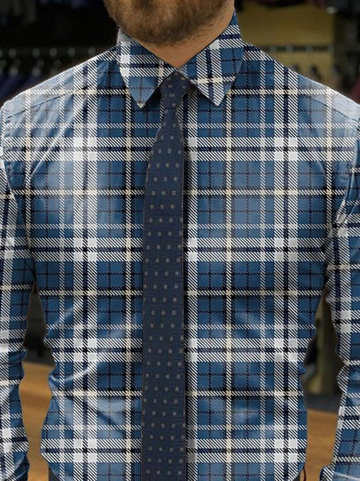 Levoire | T-Shirt De Loisir À Motifs Avec Manches Longues Rétro Et Élégant