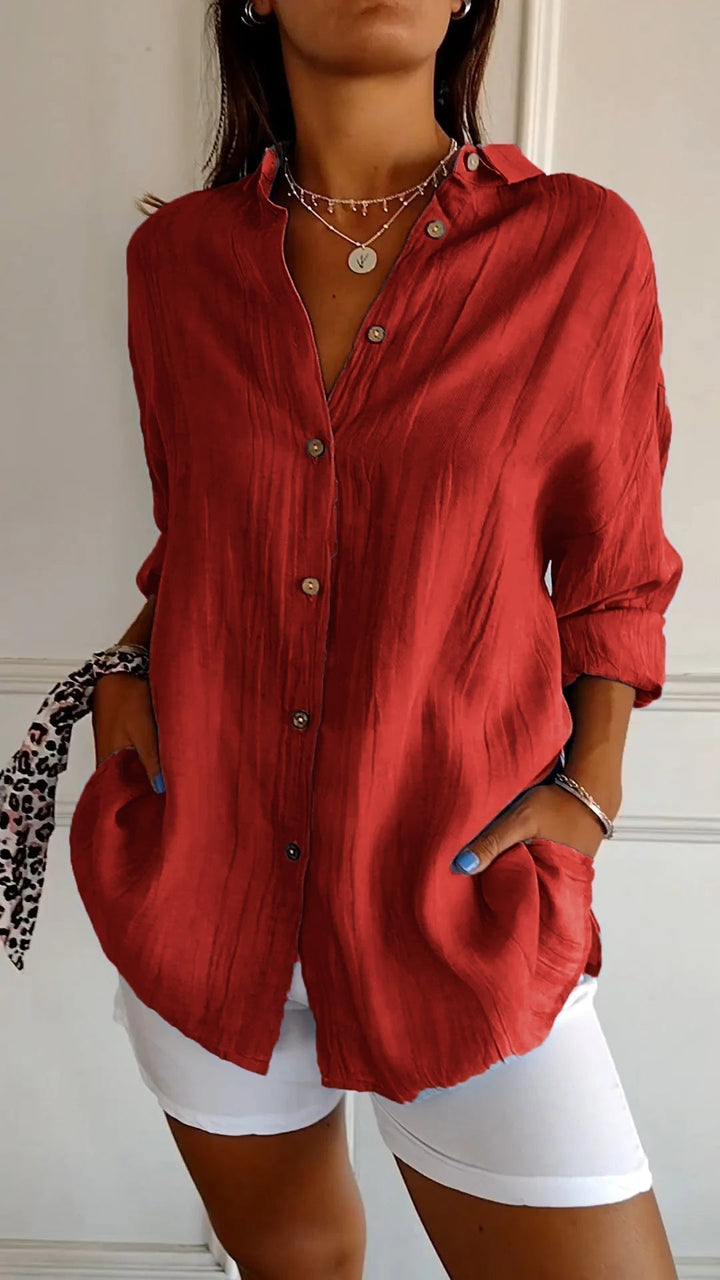 Levoire | Chemise élégante pour femmes Rot