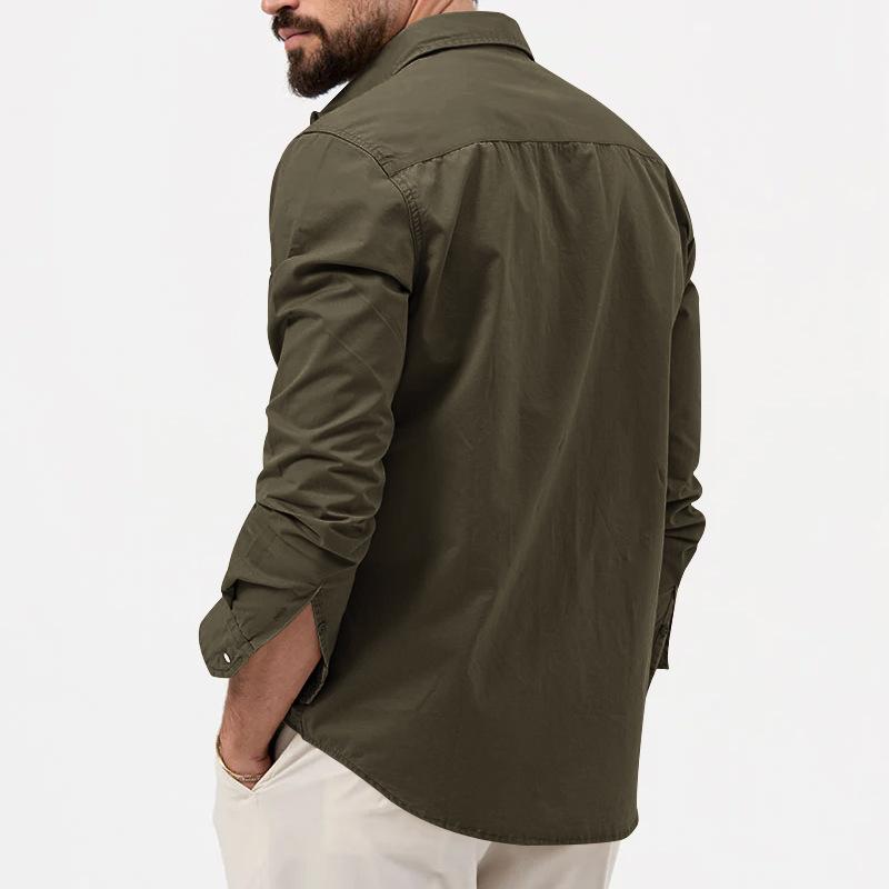 Levoire | Chemise Cargo À Manches Longues Pour Hommes