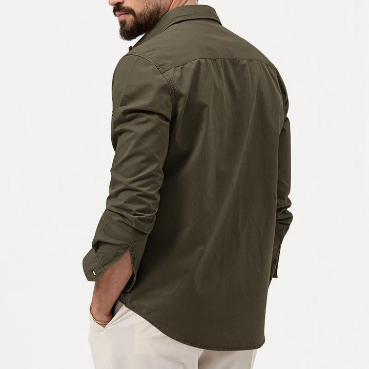 Levoire | Chemise Cargo À Manches Longues Pour Hommes
