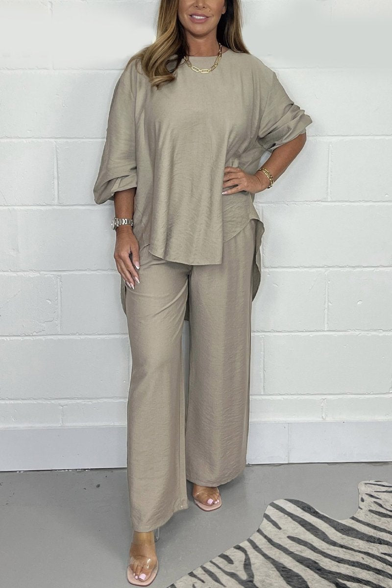 Levoire | Ensemble De Salon D'Été 2 Pièces Khaki