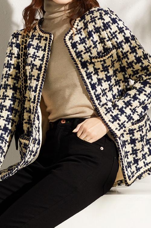 Levoire | Veste en tweed avec doublure