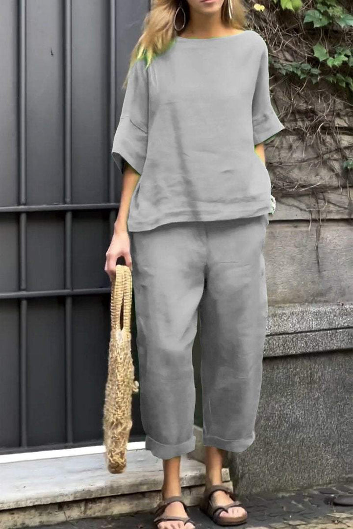 Levoire | Ensemble Décontracté et Confortable pour Femmes Gris