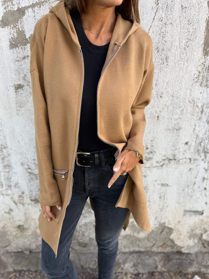 Levoire | Élégante Et Polyvalente Gilet Tricoté Braun