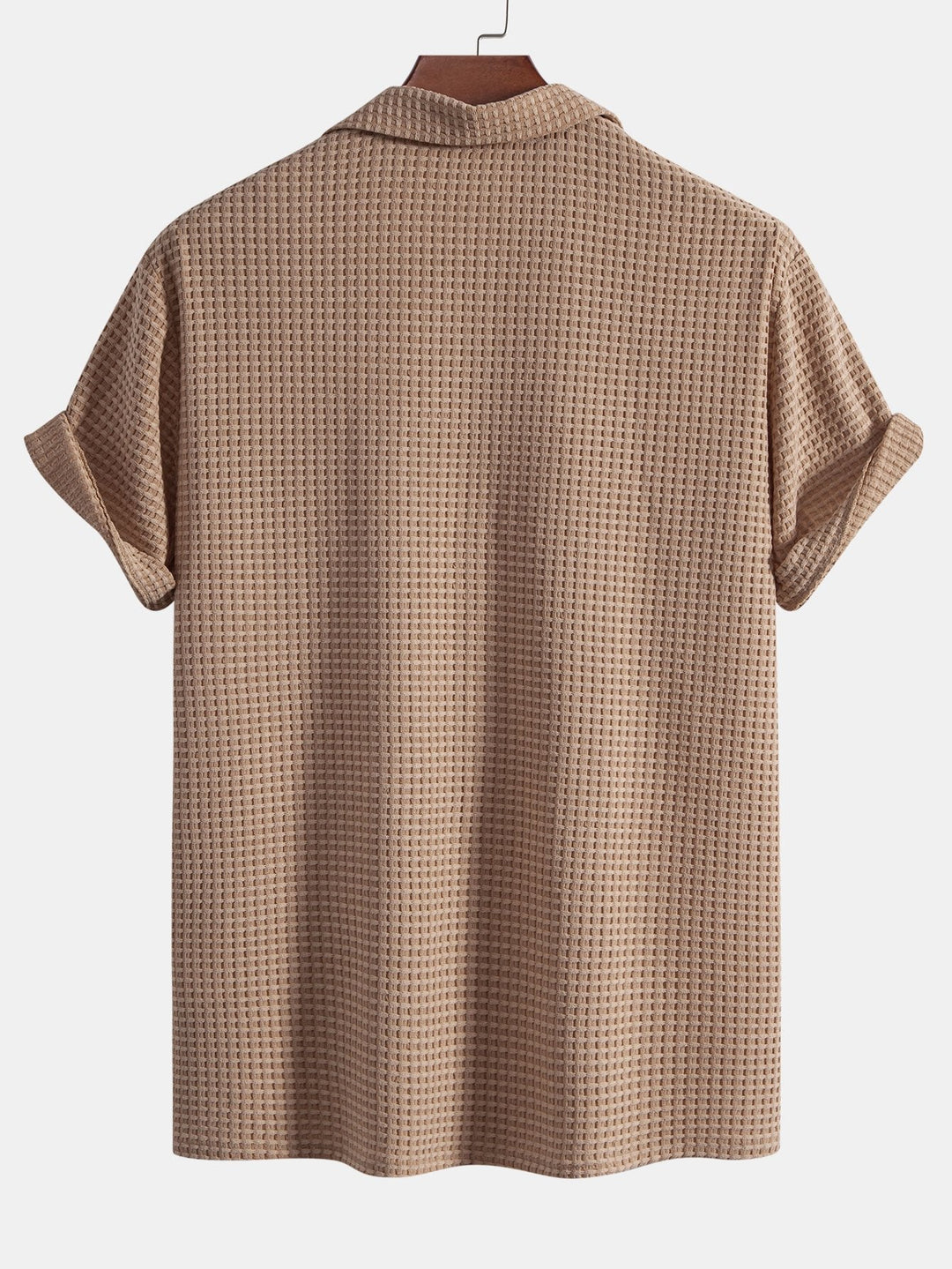 Levoire | Haut À Manches T-Shirt Waffle Cubain & Pantalons En Lin À Jambes Droites