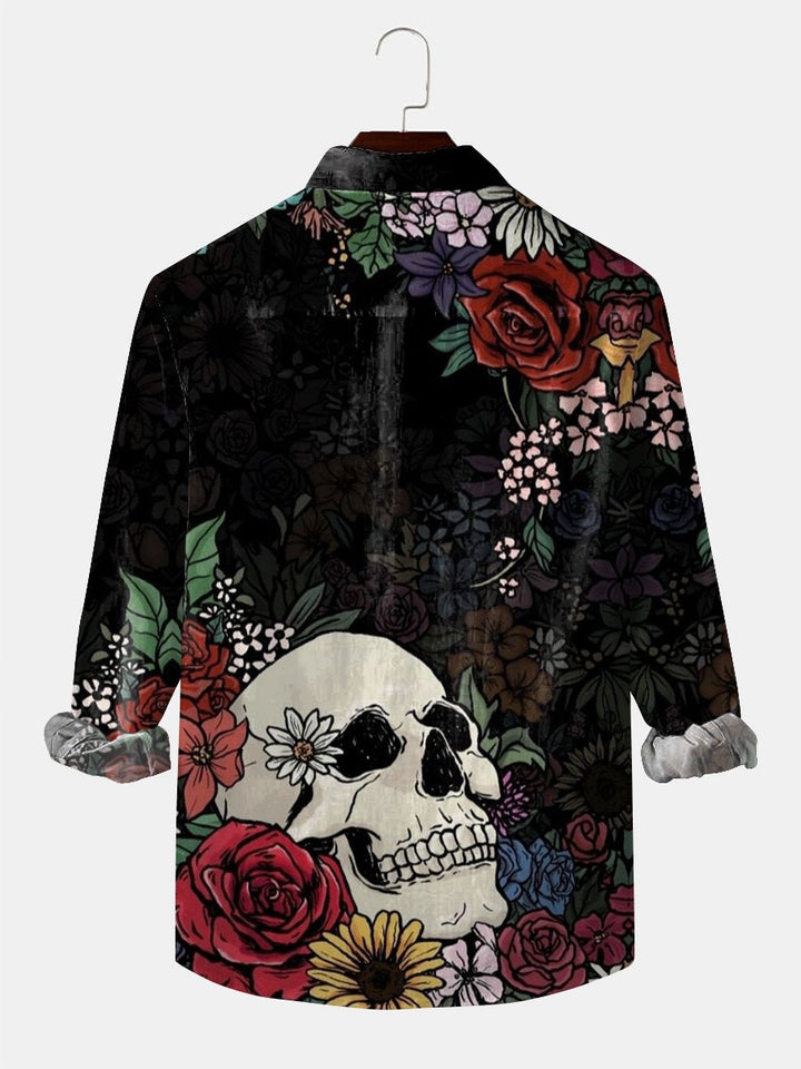 Levoire | Resort Skull Floral T-Shirt Unique & Confortable