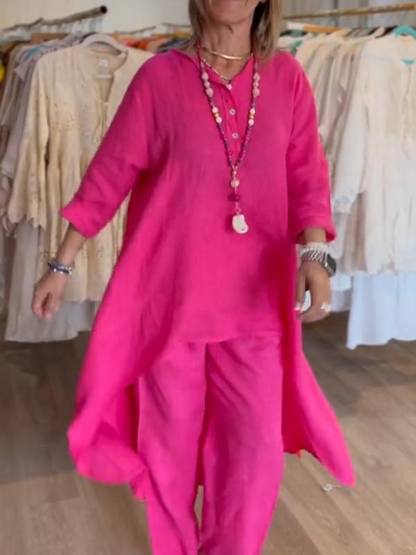 Levoire | Robe en lin unie