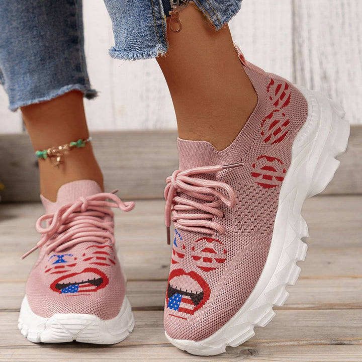 Levoire | Léger Respirant Fly Tissé Chaussures De Loisirs Rosa