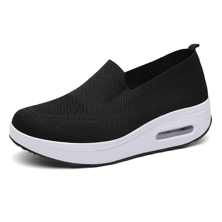 Levoire | Slip-On Chaussures en Maille Noir