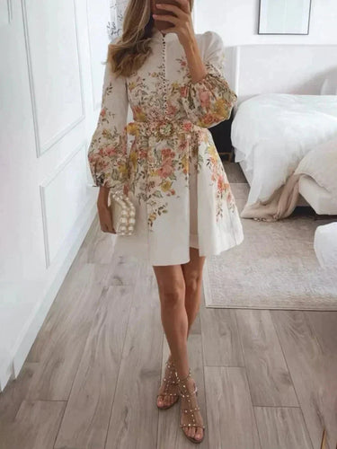 Levoire | Robe Mini Imprimée Avec Boutons