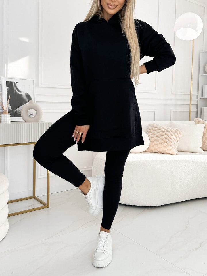 Levoire | Ensemble Sweat À Capuche Et Leggings Noir