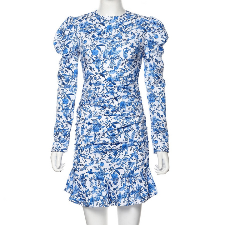Levoire | Robe Classique Une Robe D'Été Bleue Et Joyeuse