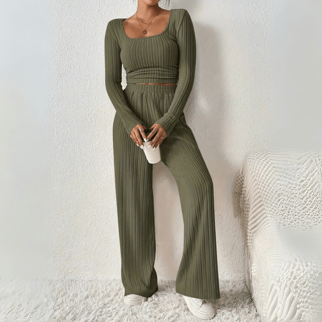 Levoire | Ensemble De Salon Deux Pièces Vert
