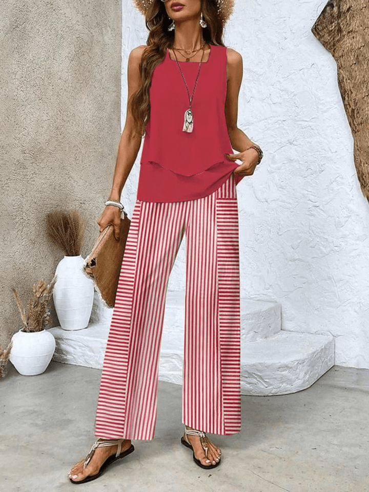 Levoire | Ensemble De Vêtements Élégant Rot