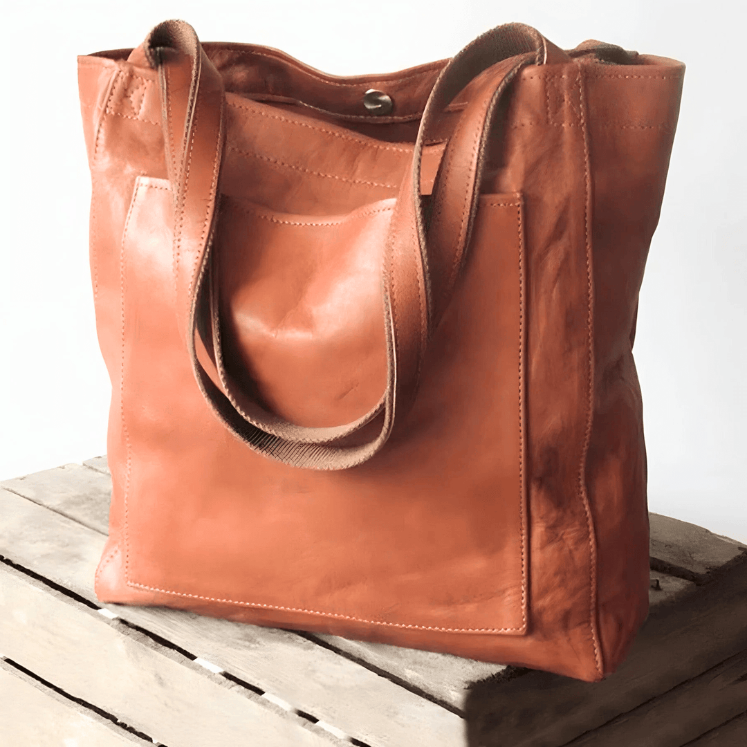 Levoire | Sacs à main pour femmes style vintage en cuir, style vestimentaire décontracté Braun