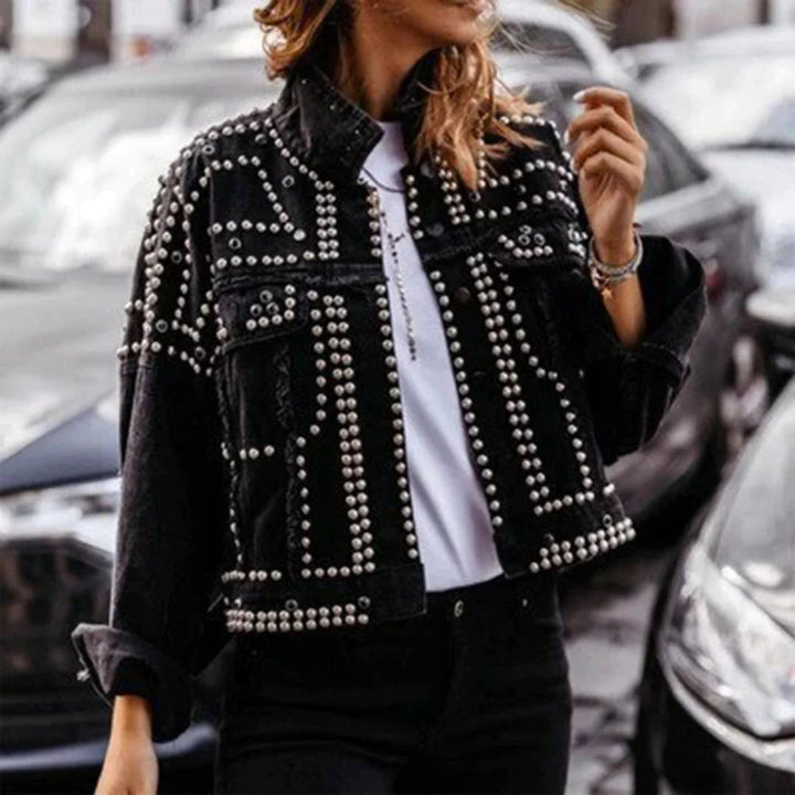 Levoire | Veste Avec Clous Noir
