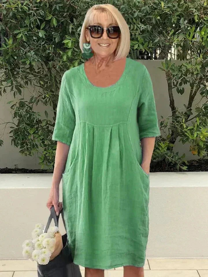 Levoire | Robe Fluide Classique Vert