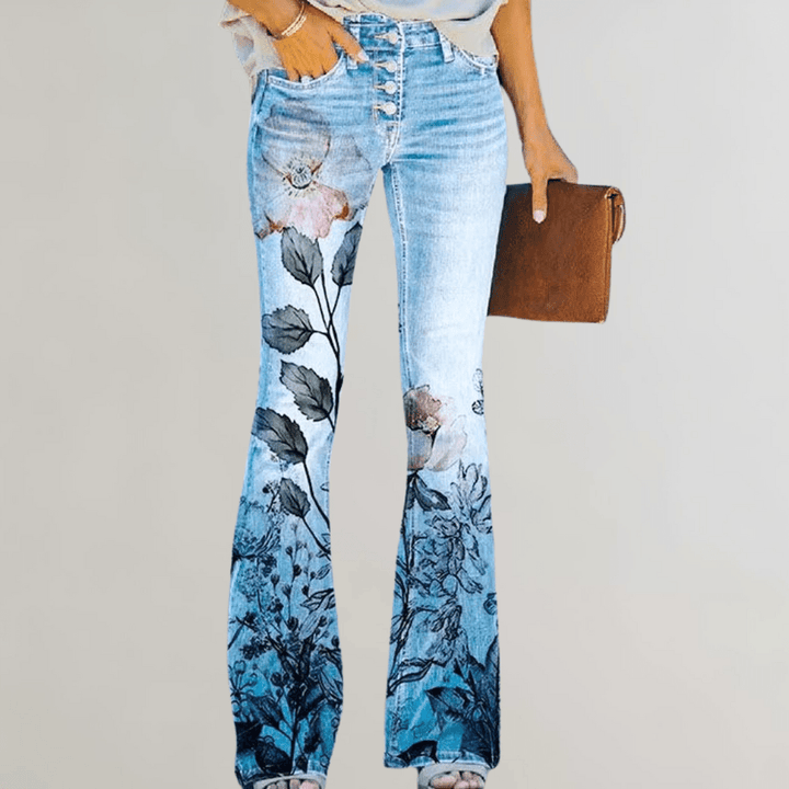 Levoire | Combinaison Élégante Femme Confortable Avec fleur rose