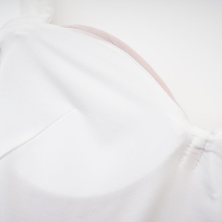 Levoire | Robe Midi En Mesh Blanche