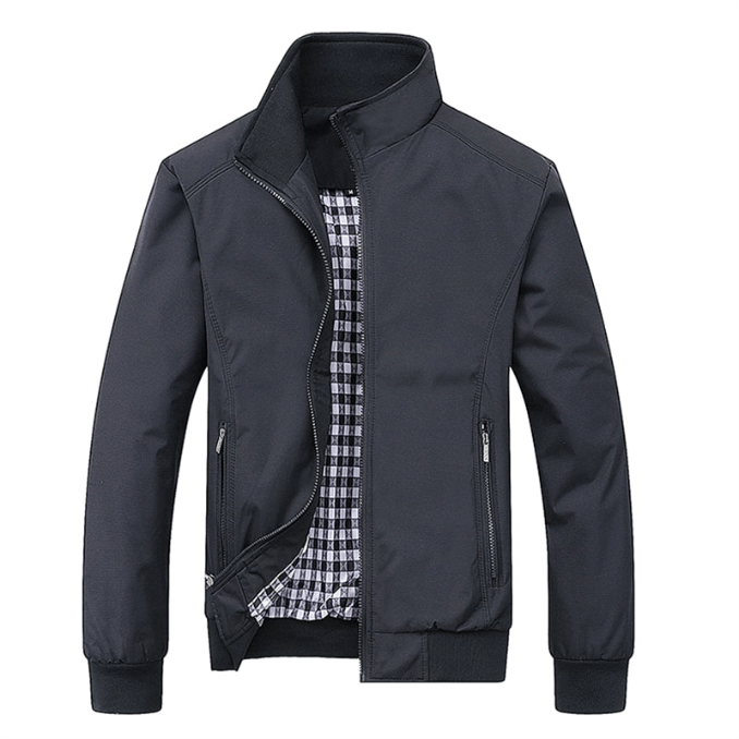 Levoire | Veste Bombers Homme Pour Tenues Décontractées Idéale Pour Printemps & Automne Noir