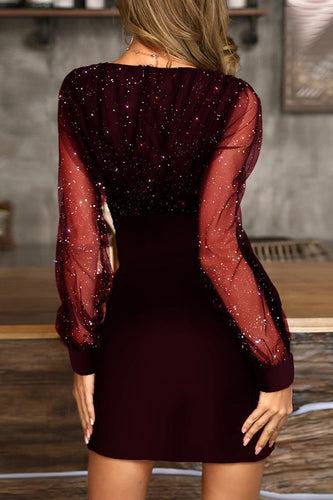 Levoire | Robe Courte Avec Brillance Et Transparence