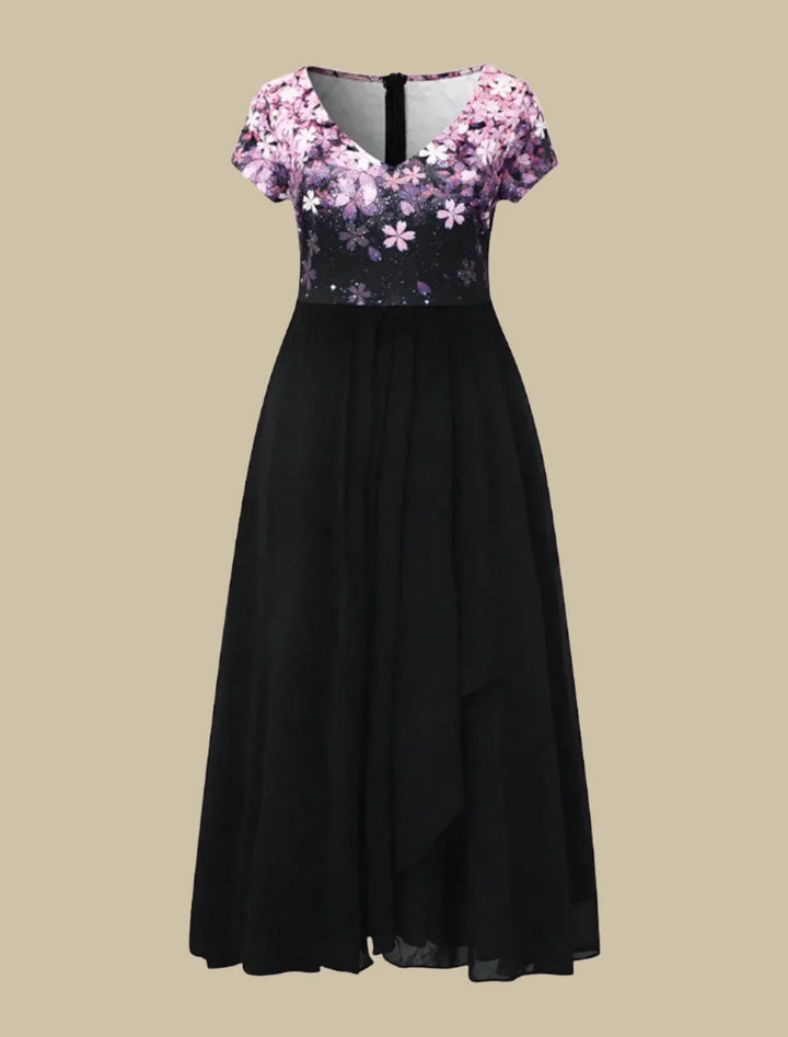 Levoire | Robe Midi Pour Femmes Avec Imprimé Floral Pour L'Été