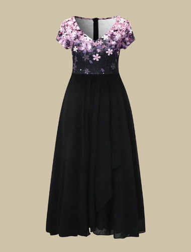 Levoire | Robe Midi Pour Femmes Avec Imprimé Floral Pour L'Été