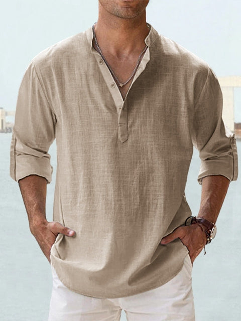 Levoire | Chemise en lin respirante Khaki