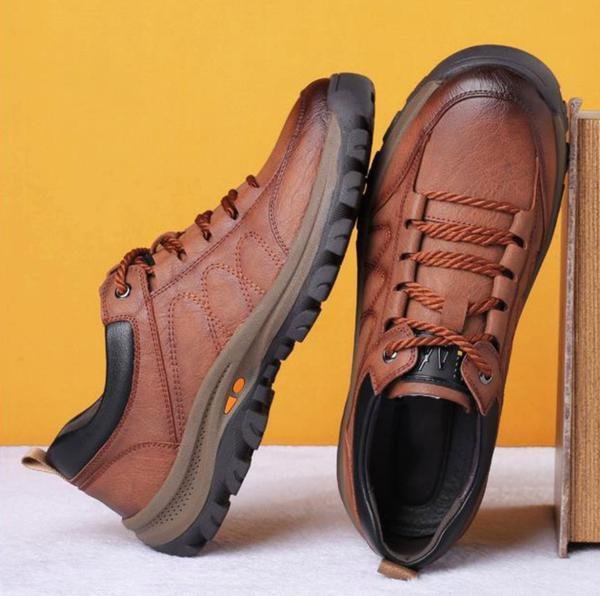 Levoire | Chaussures De Randonnée Pour Hommes En Cuir Et En Caoutchouc