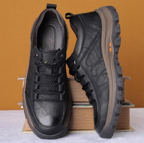 Levoire | Chaussures Décontractées En Cuir Cousues À La Main Pour Hommes