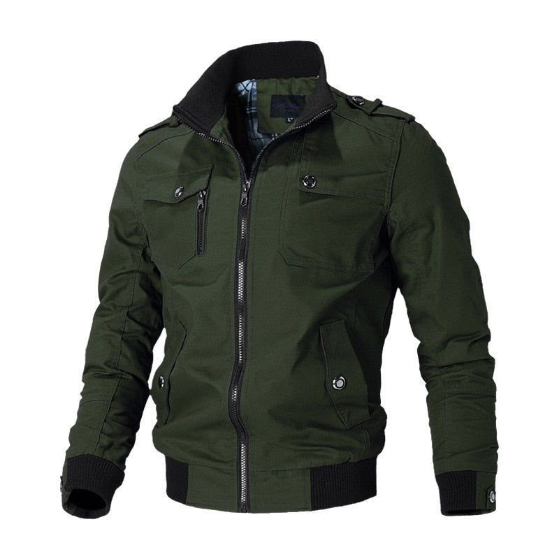 Levoire | Veste De Plein Air Avec Fermeture Éclair Parfaite Vert