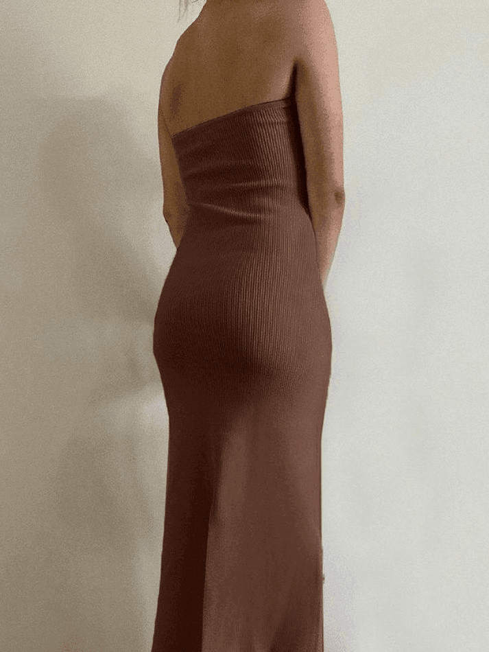 Levoire | Robe Maxi Sans Manches Twist Tricot