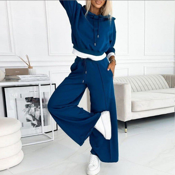 Levoire | Ensemble Avec Capuche Pour Femmes Bleu
