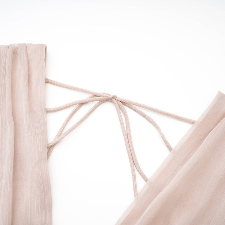 Levoire | Robe Mini À Volants À Manches Longues Rose