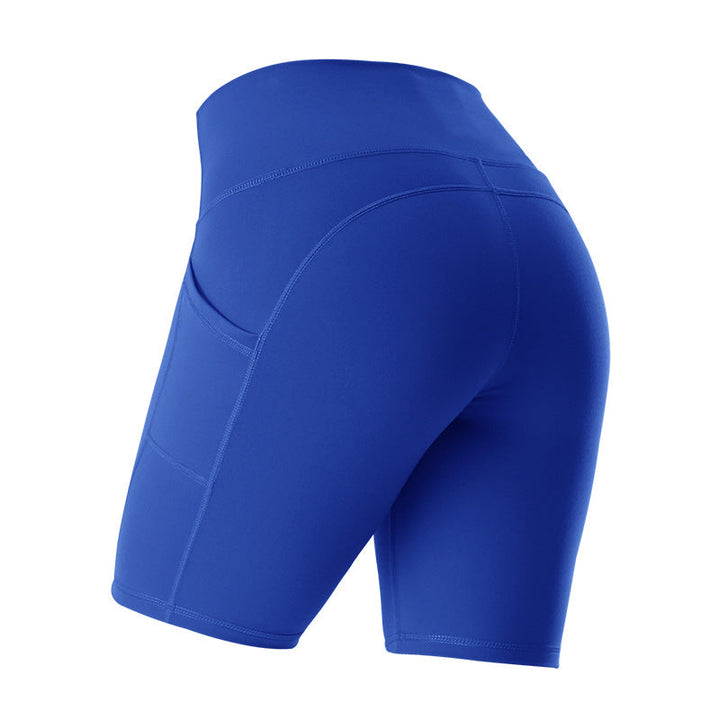 Levoire | Short De Gym Un Short Sexy Et Joli, Près Du Corps, Avec Des Poches Bleu